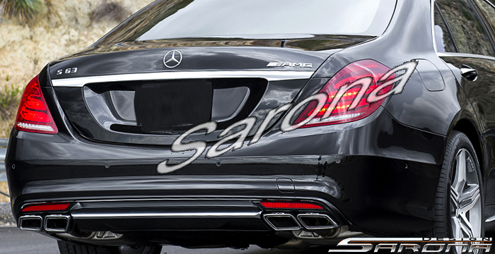 Custom Mercedes S Class  Sedan Rear Bumper (2014 - 2019) - $990.00 (Part #MB-077-RB)